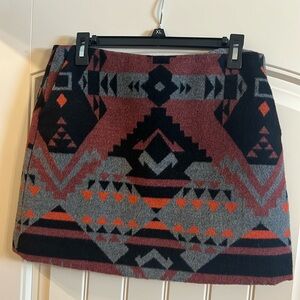 EXCELLENT condition vintage Gap Southwest Wool Skirt 6